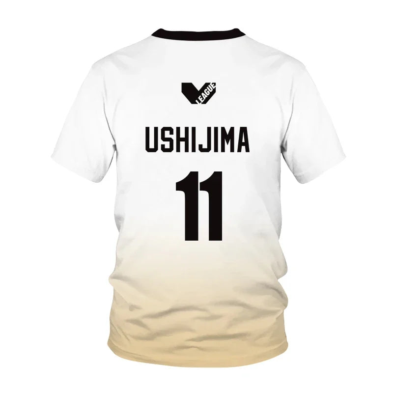 Haikyuu Anime Unisex Black T-Shirt – Casual Harajuku Streetwear