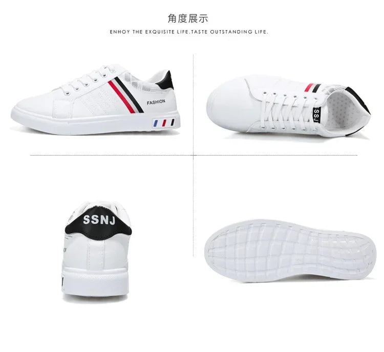 2024 Unisex Casual Comfortable White Fashion Sneakers – School Skate Shoes