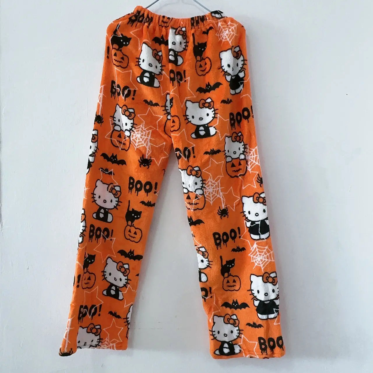 2024 Hello Kitty Kawaii Flannel Pajamas – Women's Warm Cartoon Woolen Home Pants