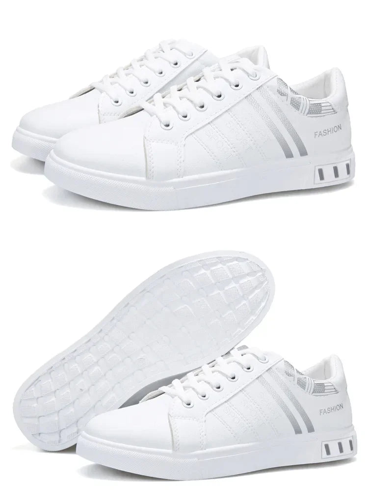 2024 Unisex Casual Comfortable White Fashion Sneakers – School Skate Shoes