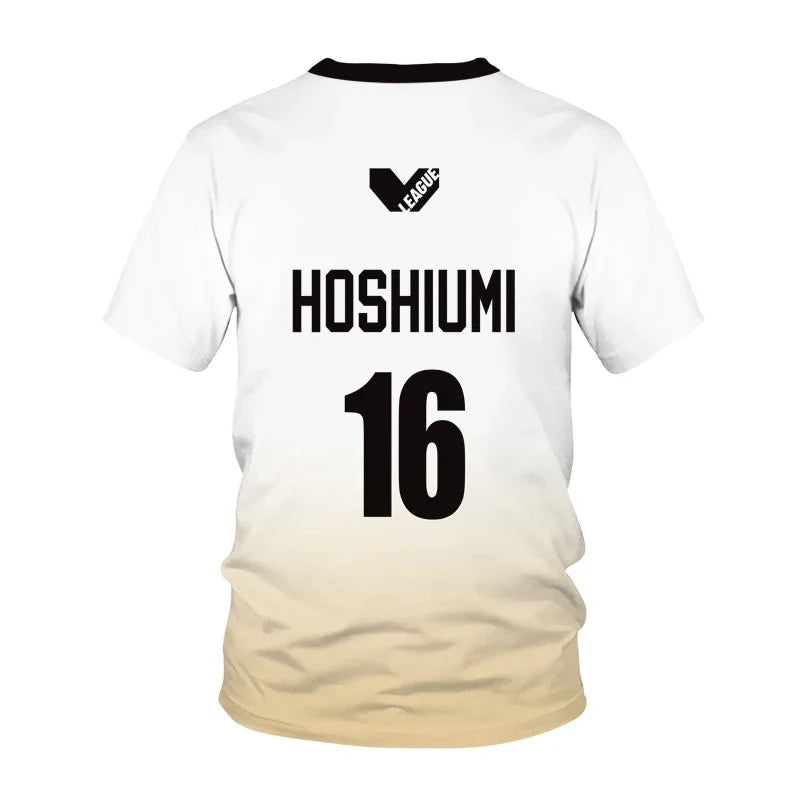 Haikyuu Anime Unisex Black T-Shirt – Casual Harajuku Streetwear